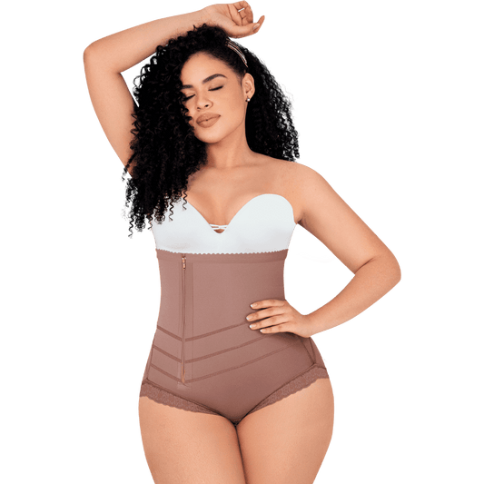 Faja Post Parto Figurado Frontal