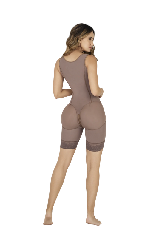 Faja Media Pierna con Cierre al Costado vista posterior