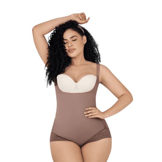 Body Postparto con Tiras Removibles vista frontal