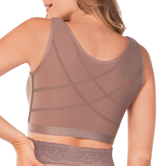 Vista posterior del Brasier Postquirúrgico con Gafete Frontal