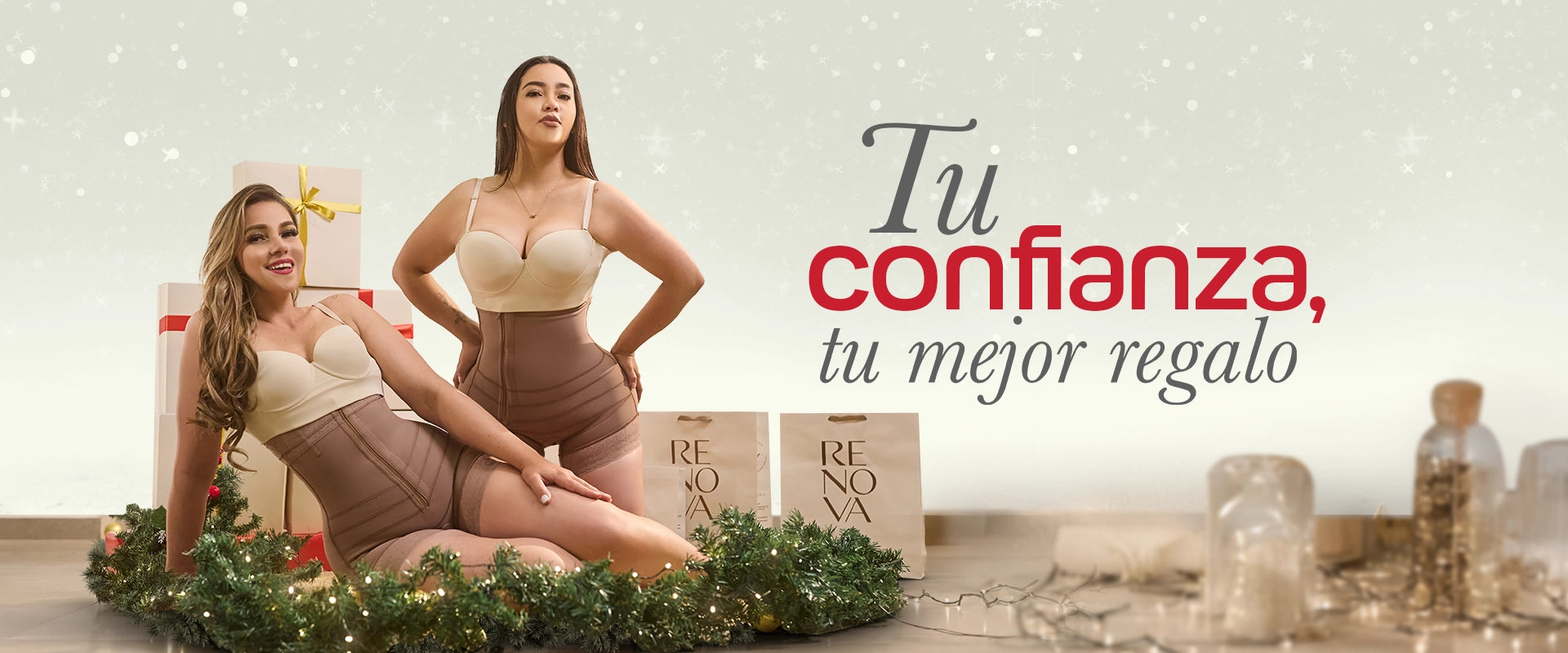 Banner navideño Renova