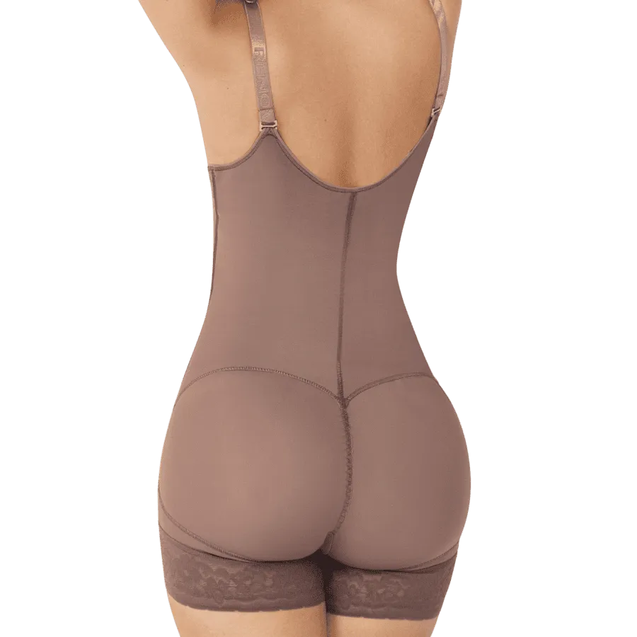 Faja posparto cierre al costado vista trasera