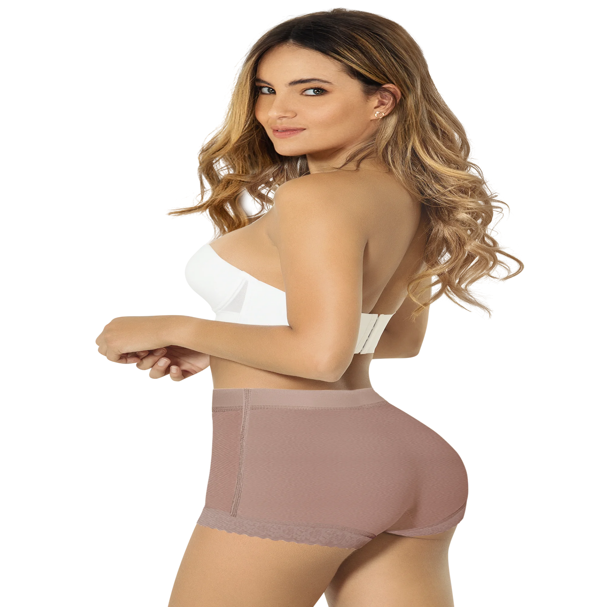 Vista posterior panty rose